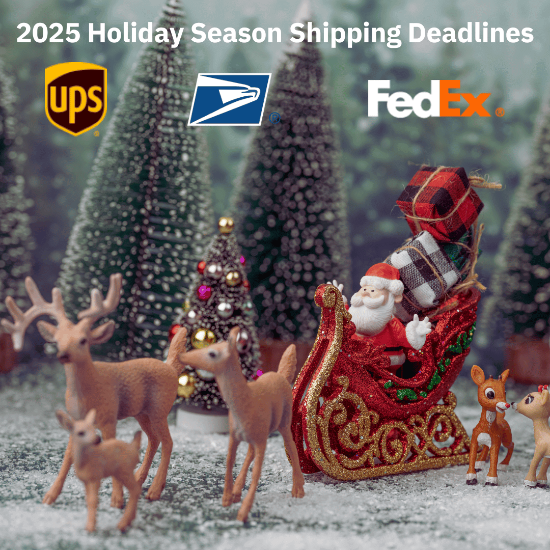 2025 Holiday season Shipping deadlines